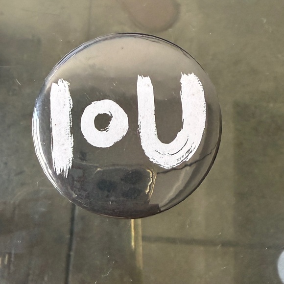 Vivienne Westwood IOU Black Pin - Picture 1 of 3